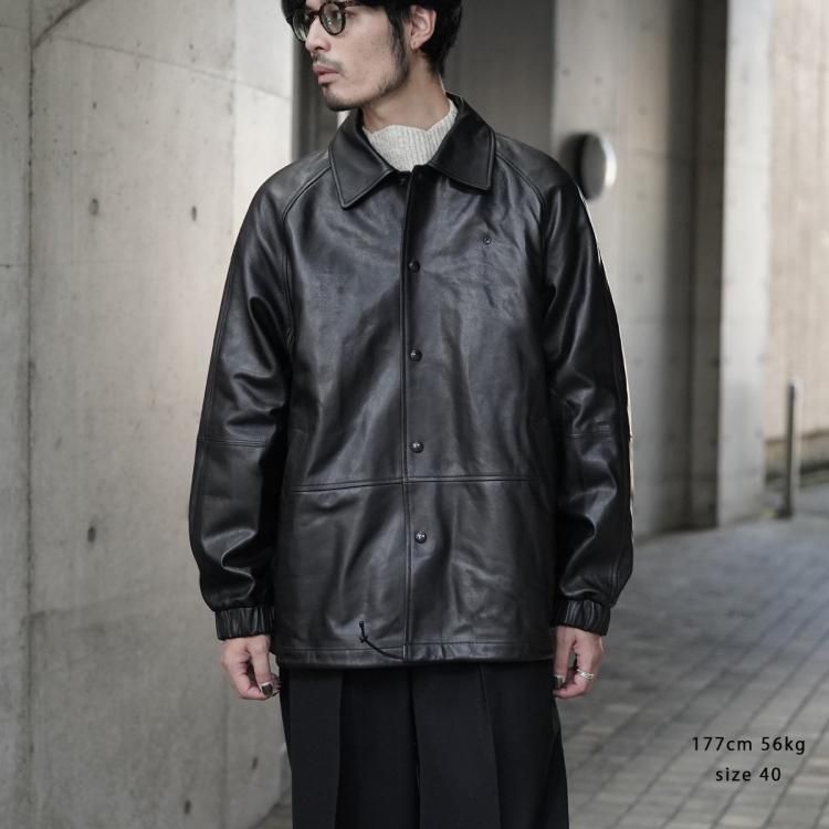 ビューティフルピープル beautiful people 24aw ラムレザーコーチ
