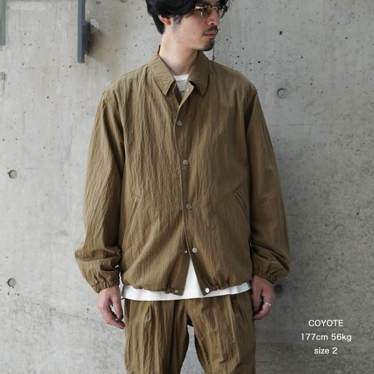 ノンネイティブ nonnative 25aw コーチジャケット コットンナイロン