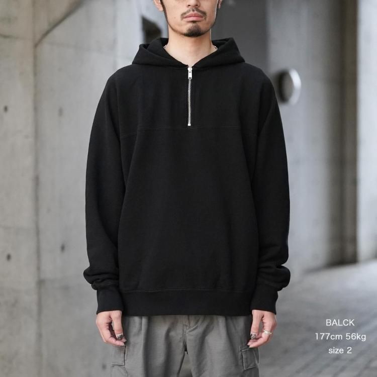 ノンネイティブ nonnative 25aw マリナーハーフジッププルオーバー