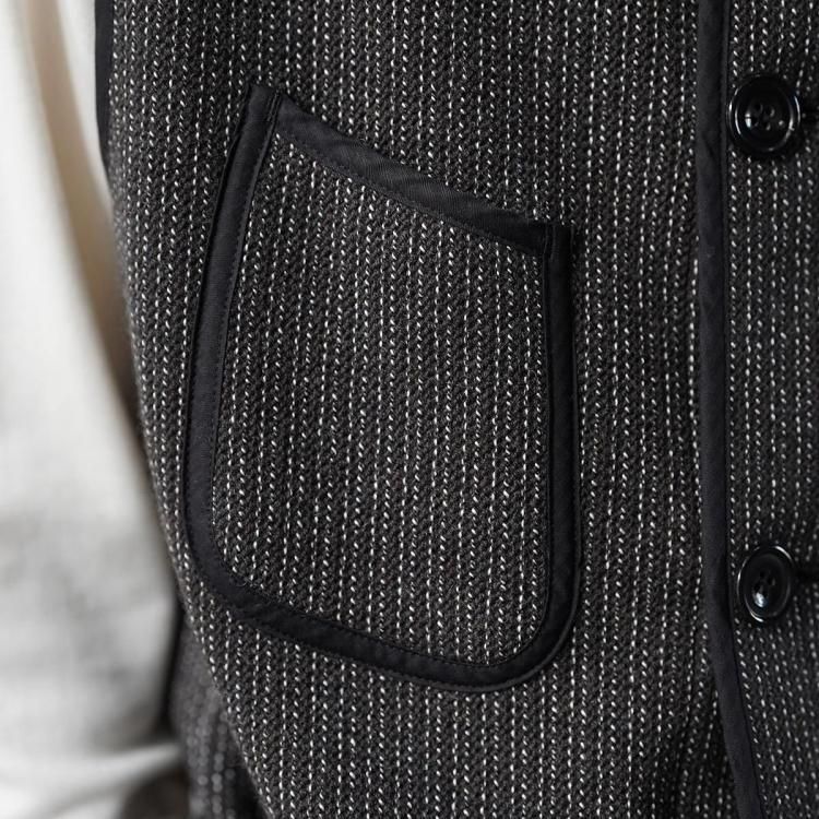 オーベルジュ AUBERGE 25aw ブラウン ベスト BROWN