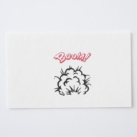 Redbug BOOM！爆発のラバースタンプセット - C/STORE