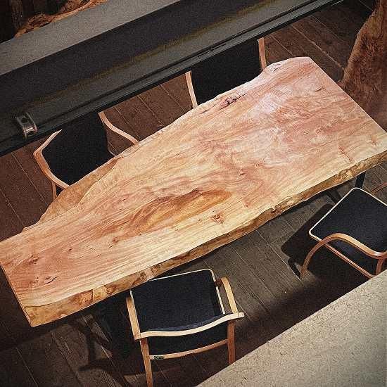 NO43 栃一枚板｜一枚板テーブル 通販｜大阪｜一枚板・無垢板家具工房