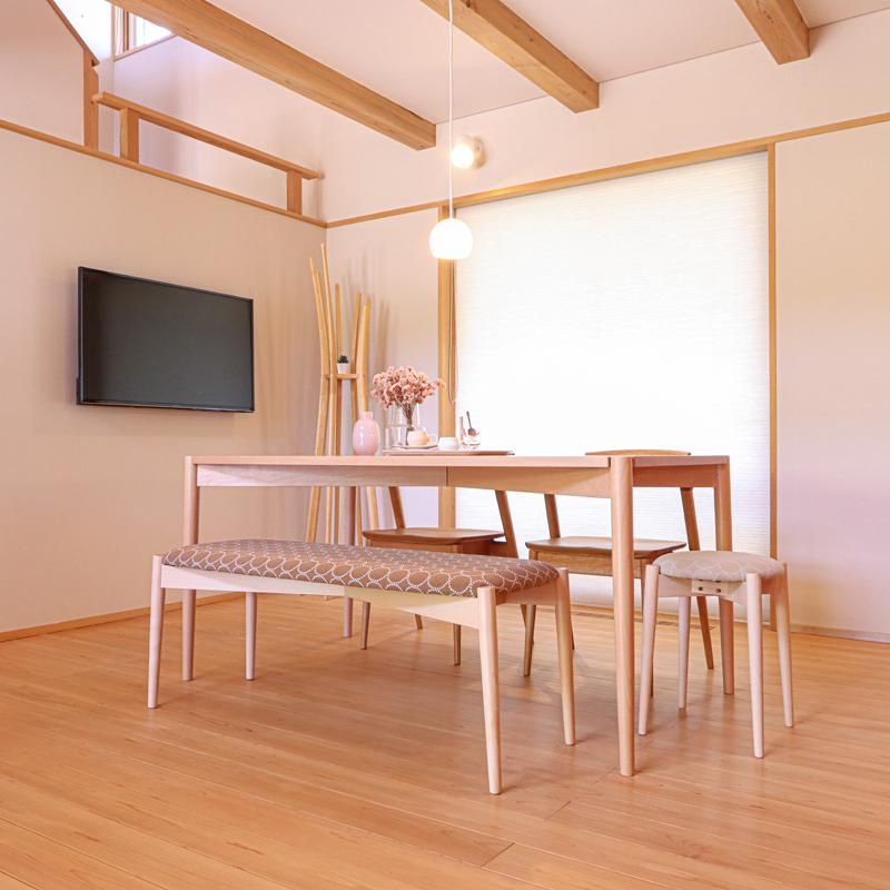 秋田木工/リュッケ/ダイニングテーブル150cm｜三島家具オンラインショップ