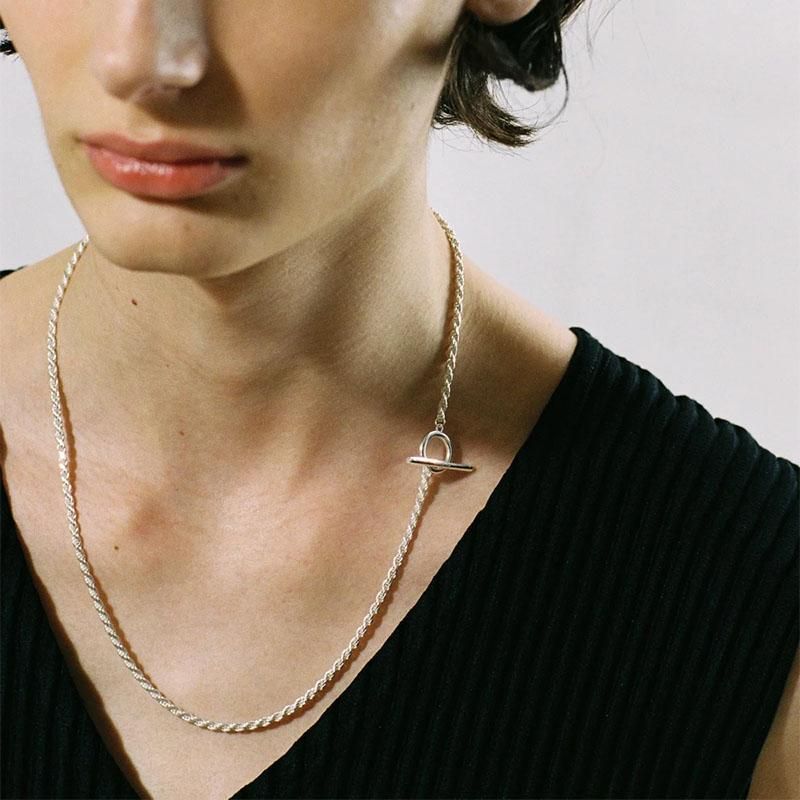 ALL BLUES(オールブルース) シルバー ROPE ネックレス 52cm