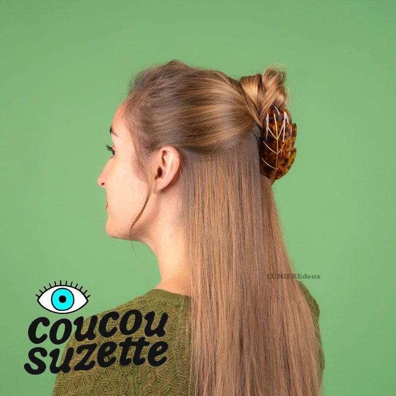 すぐ届く☆Coucou Suzette(ククシュゼット) リーフ LEAF 秋 ヘアクリップ