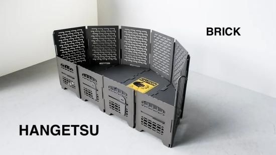 サンゾー工務店 ロダンハンゲツセット 焚火台 - CAMPHILLS ONLINE SHOP