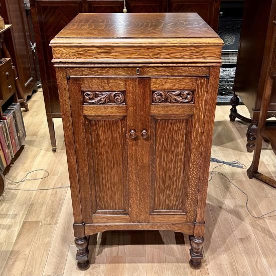 フロア蓄音機 HMV163(オーク仕上げ) | レトロ蓄音機 - 蓄音機とSP