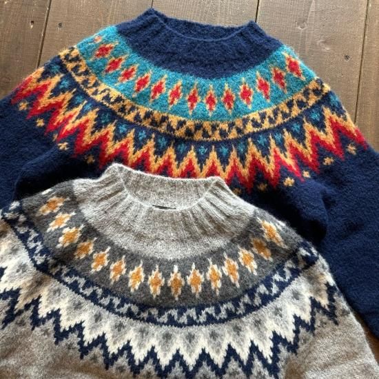 DEL SOL】 ALPACA NORDIC SWEATER アルパカ ノルディック セーター