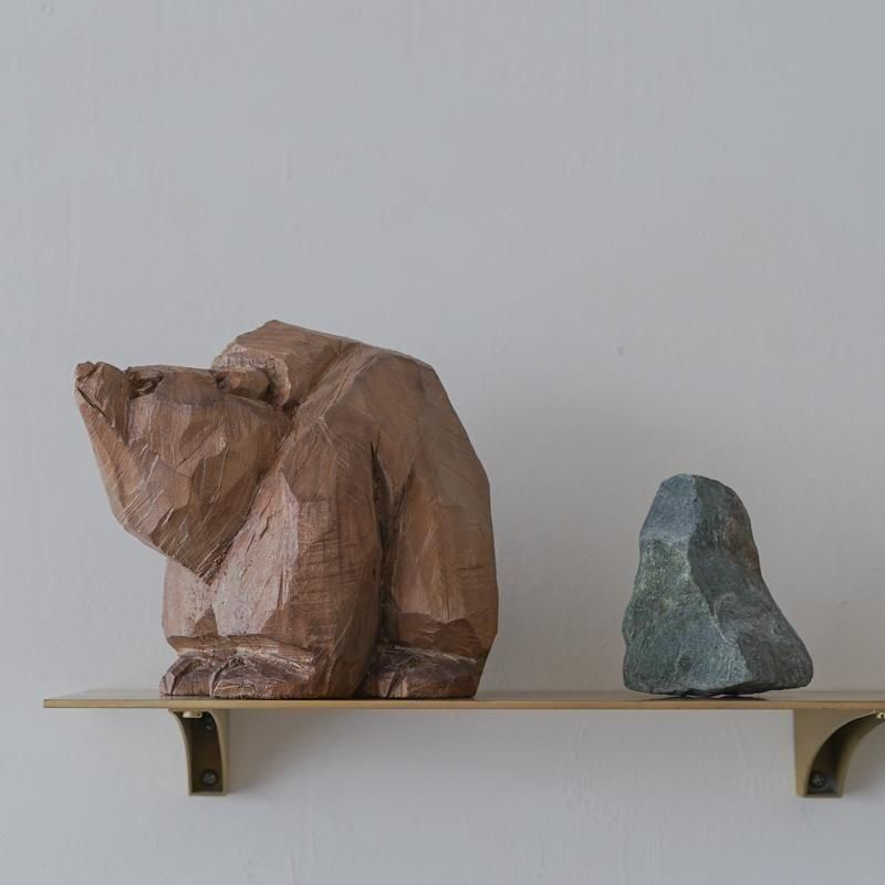 吉田マホガニー（翆帆） / 木彫り熊 02 - roof - RHINES