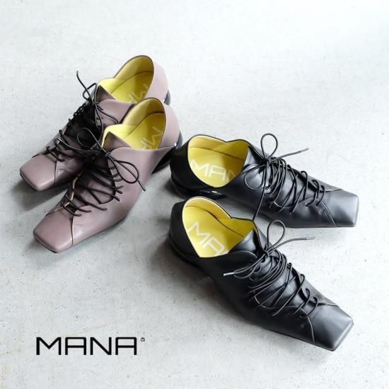 MANA マナ 10ホールレースアップパンプス （mana511098）