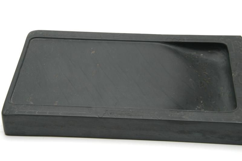 水坑 歙州 金星眉子紋硯 9インチ - 書道用具専門店 西本皆文堂