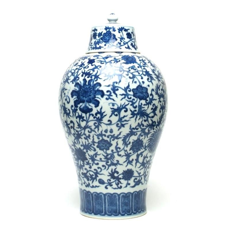 景徳鎮 青花花奔紋有蓋梅瓶 - 書道用具専門店 西本皆文堂 オンライン