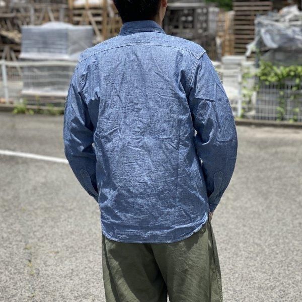 ザ リアルマッコイズ U.S.N. CHAMBRAY SHIRT L/S シャンブレーシャツ