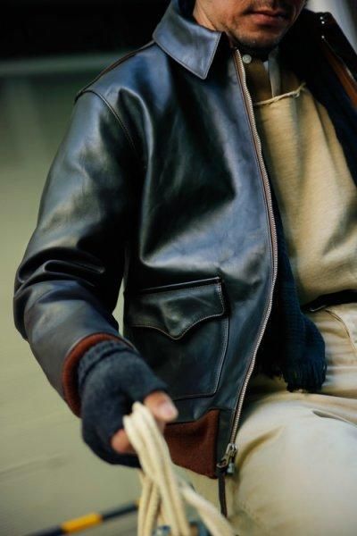 ザ リアルマッコイズ TYPE A-2 REAL McCOY MFG. CO. MJ22001 レザー