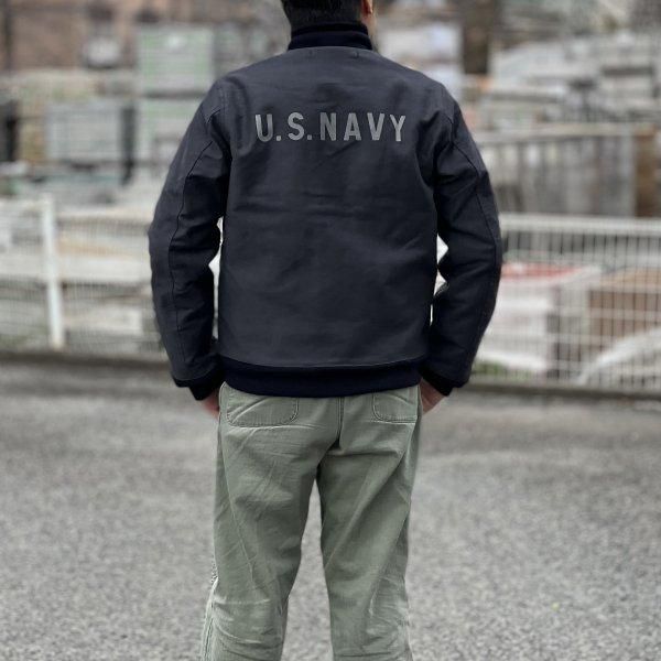 ウエアハウス 2208 U.S.NAVY 6HOOK DECK JACKET NAVY BLUE NXss-23181