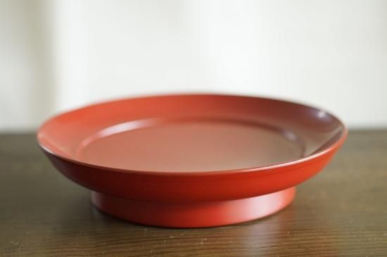 浄法寺漆器 椿皿（5寸）朱 - うつわと暮らしの道具 mokodi モコディ