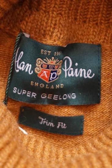 ALAN PAINE』 (アラン ペイン) 12G ジーロン・ウール タートルネック