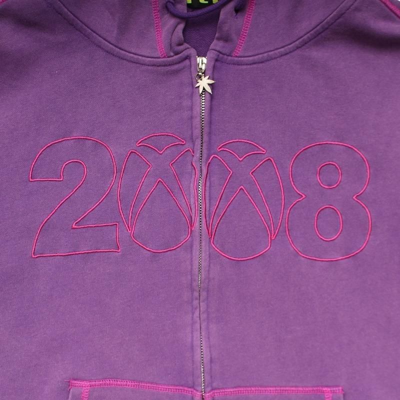 8box zip up hoodie【PURPLE / PINK】 - DOMICILE TOKYO ONLINE SHOP