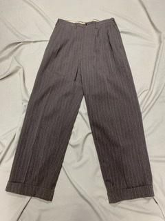 40s ピンストライプ 幅広 スラックス ヴィンテージ 1940年代 1930年代