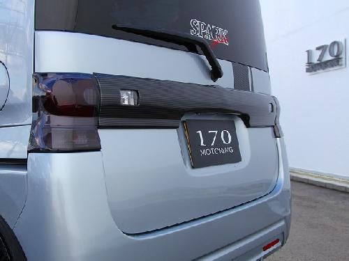 L375Sタントカスタム前期 リアセンターガーニッシュカバー（ブラック