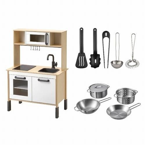 セット商品】IKEA イケア おままごとキッチン 木製 スターター3点