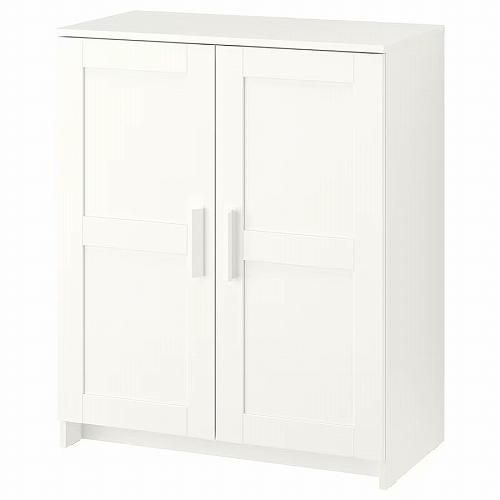 IKEA イケア キャビネット 扉付 ホワイト 78x95cm m00351861 BRIMNES