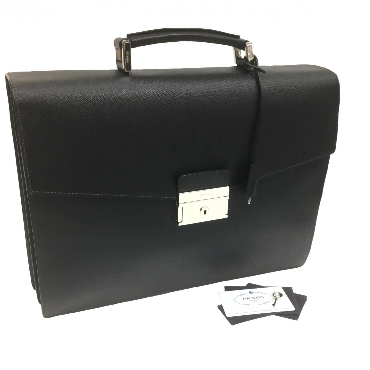 プラダ/PRADA/サフィアーノ/ブリーフケース/ビジネスバッグ/メンズ