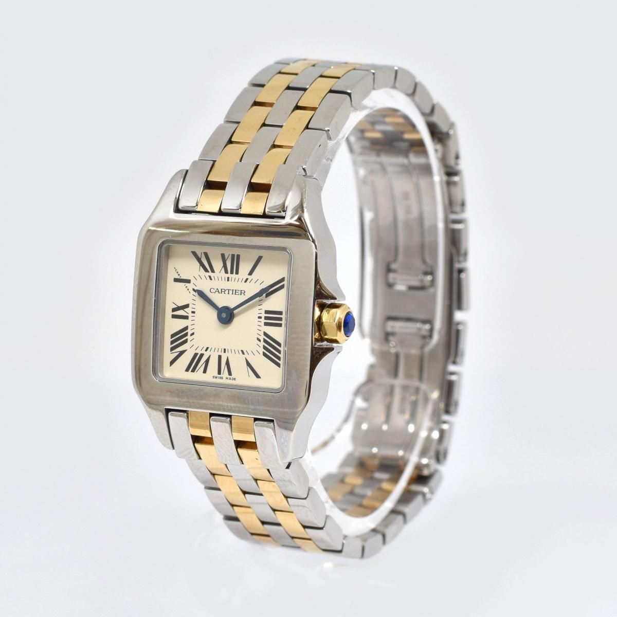 カルティエ サントス ドゥモワゼル SM W25066Z6 ☆腕時計 クオーツ