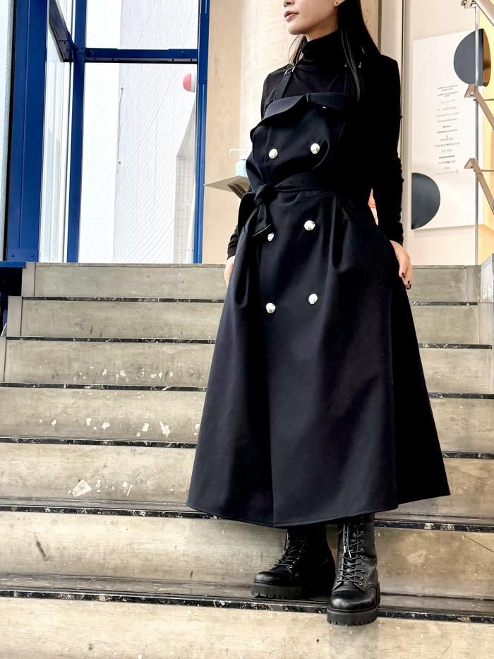 THE RERACS(ザ・リラクス ）/2/54 COLLEGE FLANNEL TRENCH DRESS