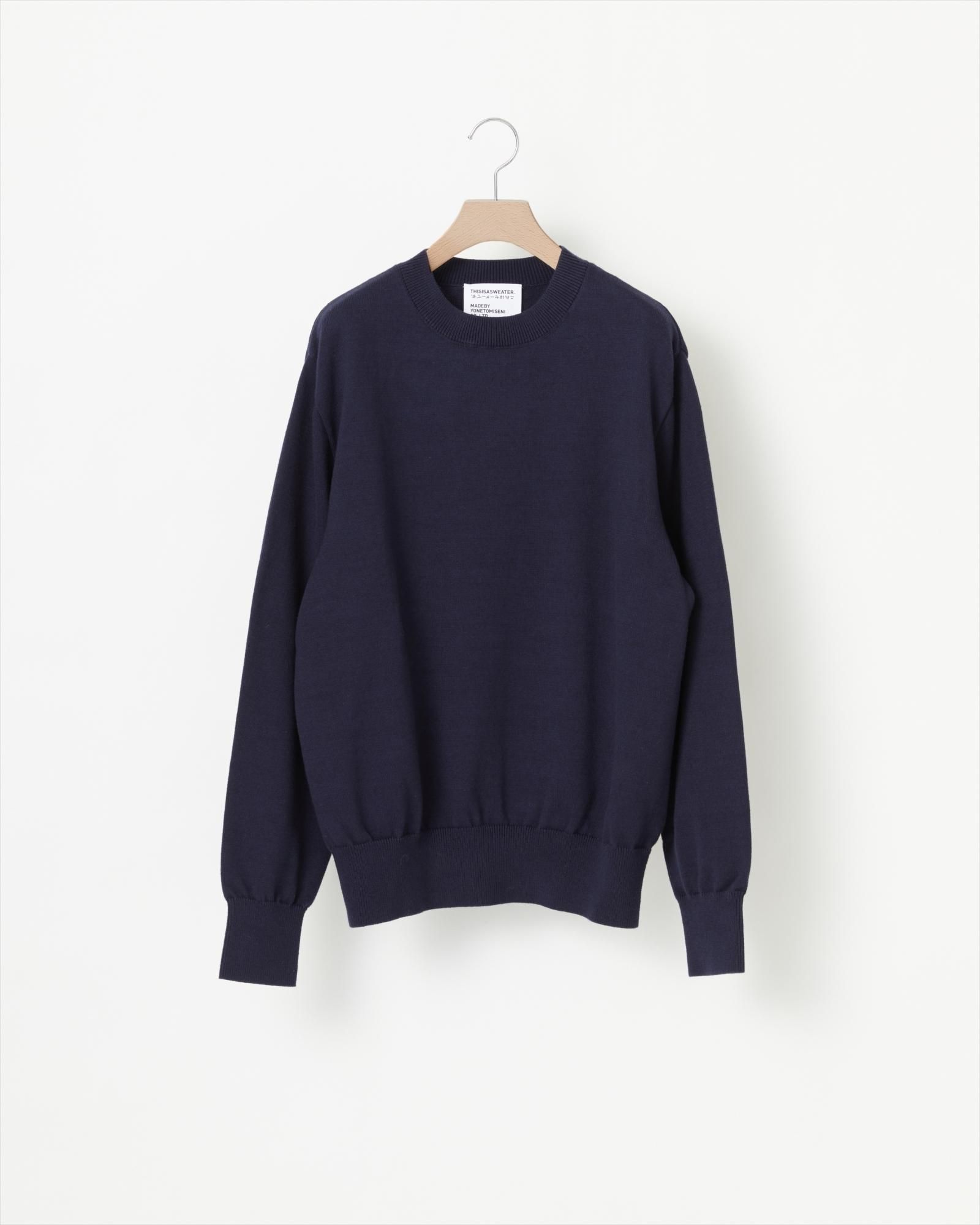 A3: A SWEATER IS FOR EVERYDAY. Pullover - NAVY - Yonetomi STORE