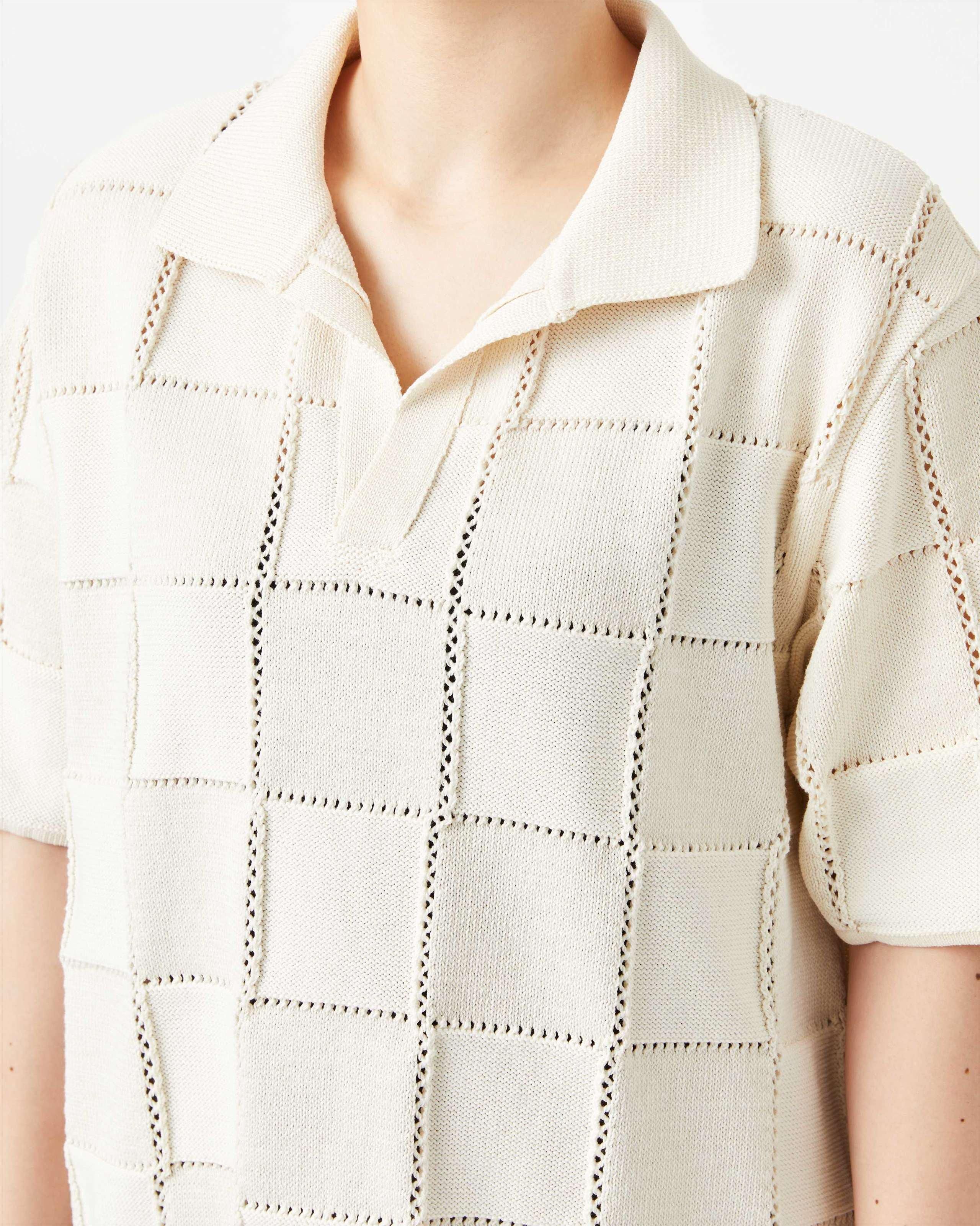 LINKS CHECK KNIT PULLOVER - Yonetomi STORE ONLINE｜ヨネトミストア