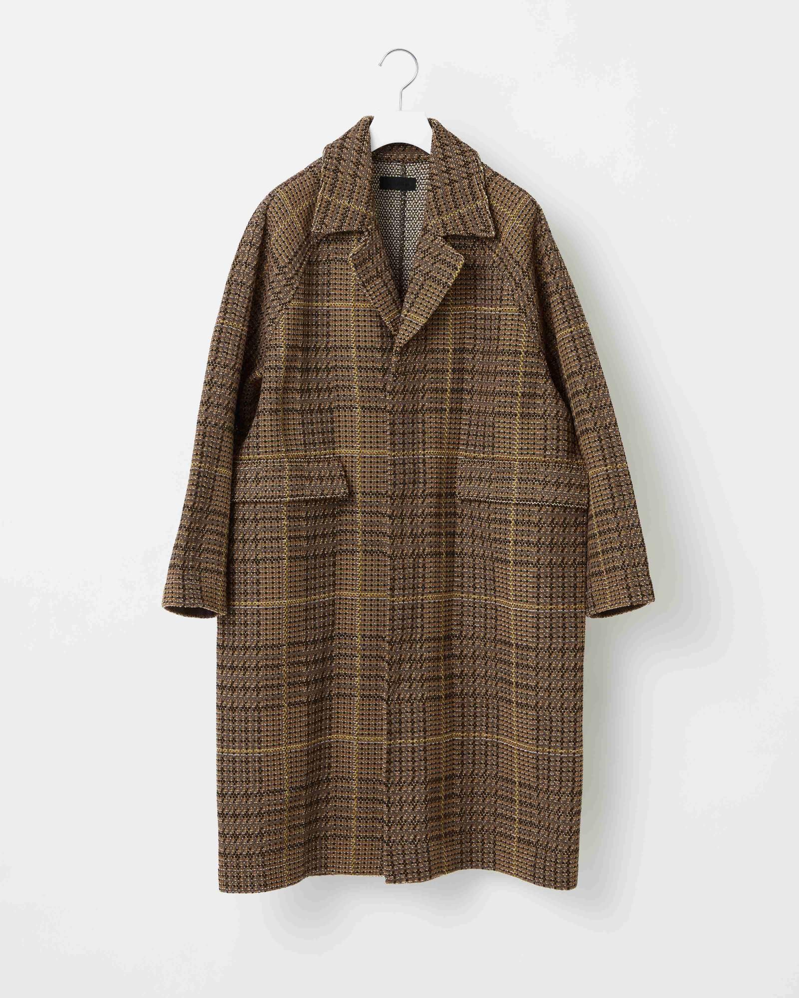 GLEN CHECK TWEED COAT - Yonetomi STORE ONLINE｜ヨネトミストア