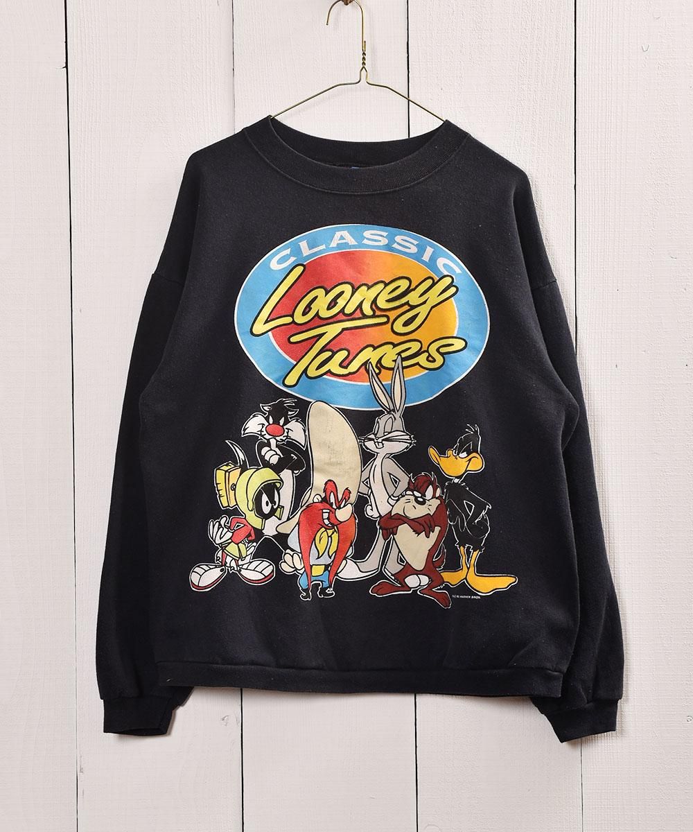 アメリカ製 ルーニー・テューンズ スウェット ネイビー ｜Made in USA