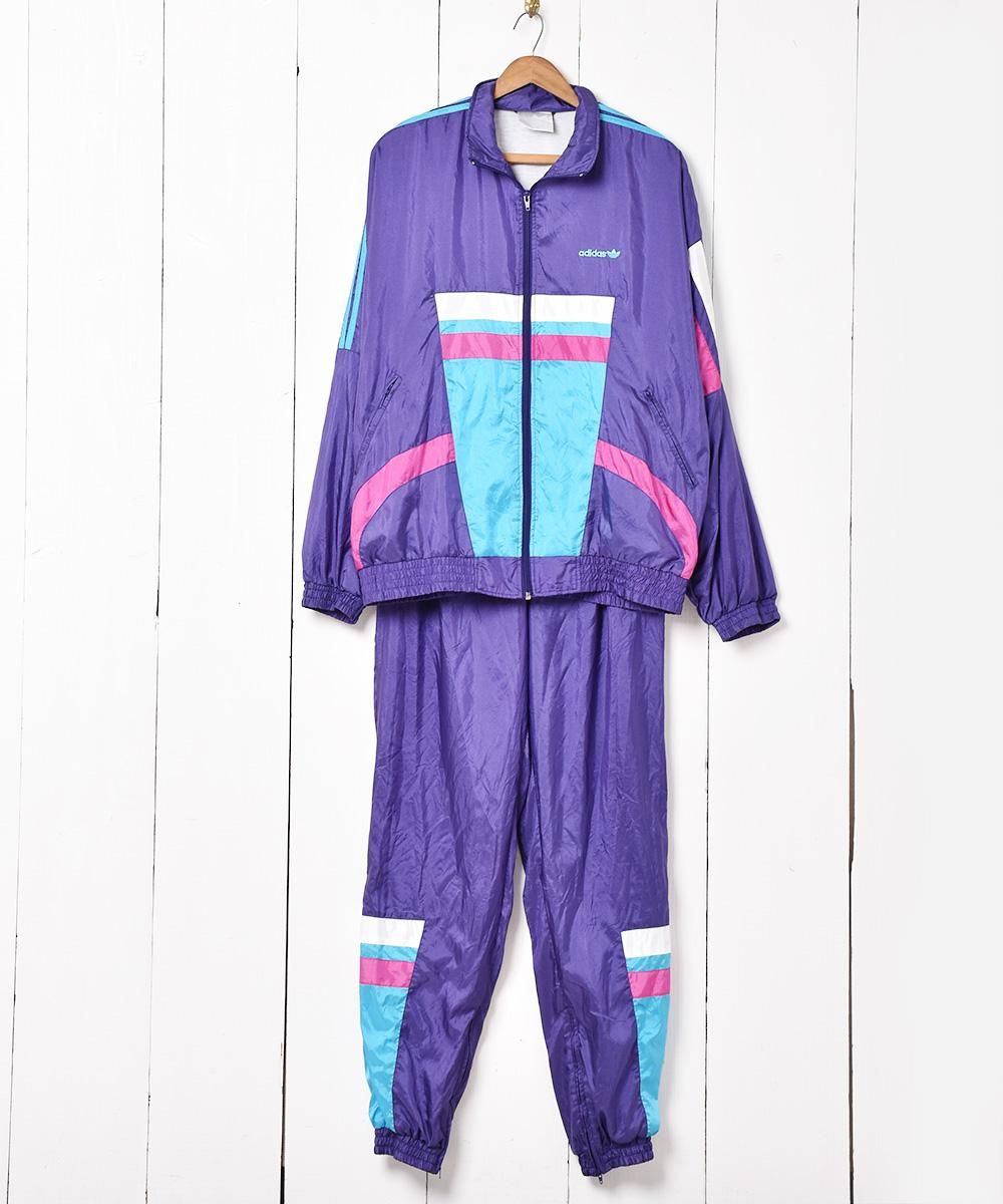 adidas ナイロンセットアップ - 古着屋グレープフルーツ ムーン