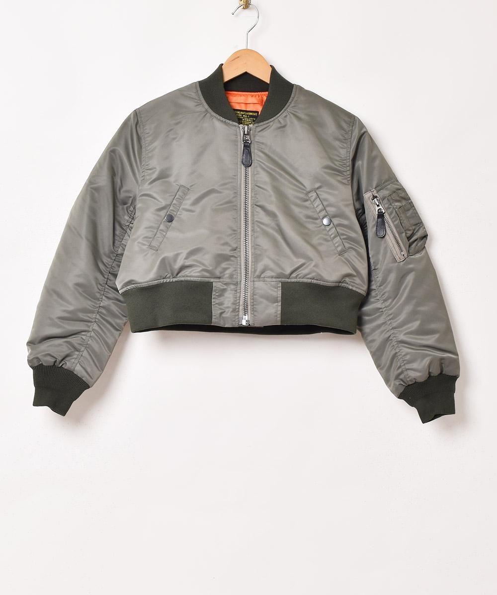 4色展開】「Backers」レディース MA-1 フライトジャケット ブラック