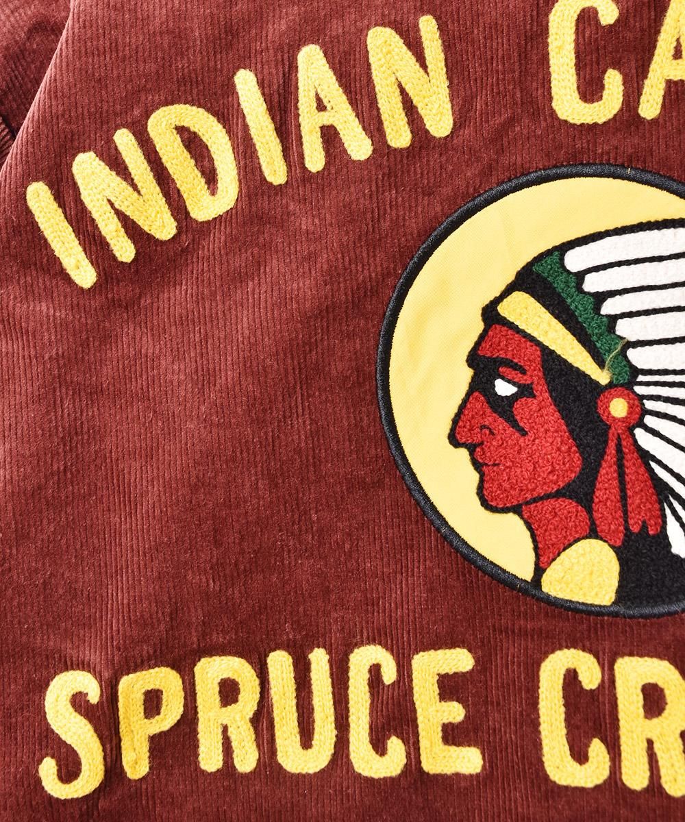 2色展開】「Backers」インディアン コーデュロイジャケット ワイン