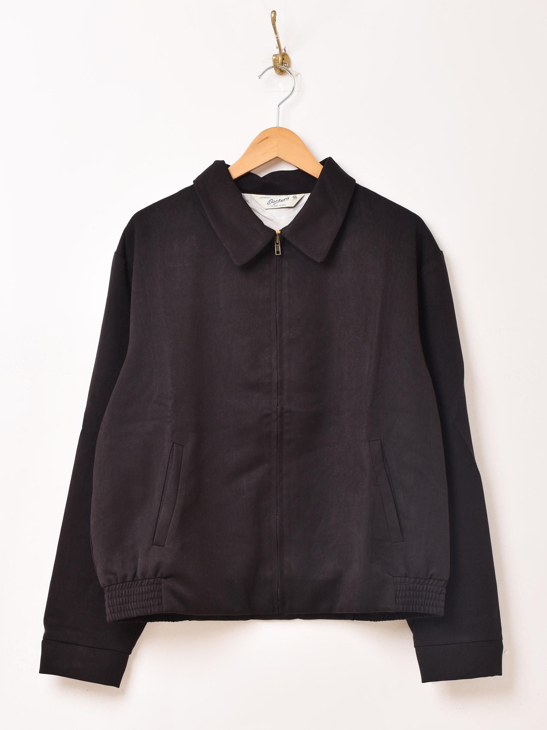 2色展開】「Backers」ギャバジャンタイプ ジャケット ブラック - 古着