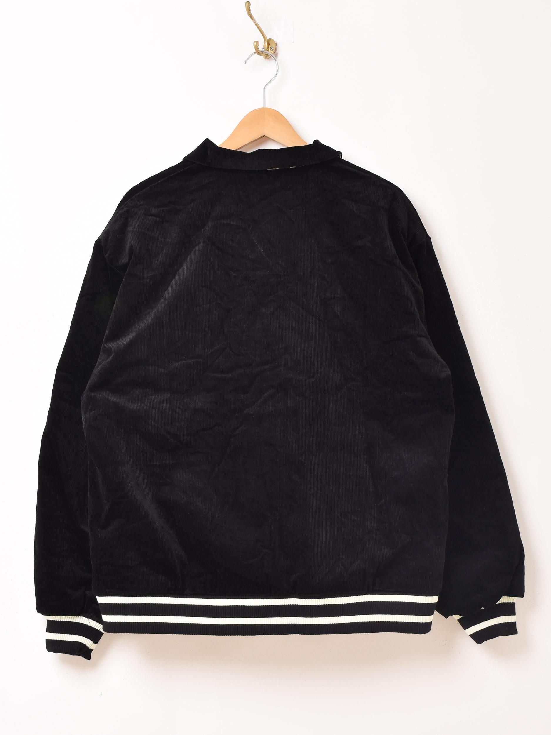 ゼブラコーデュロイ襟付きスタジャン | Backers - 古着屋