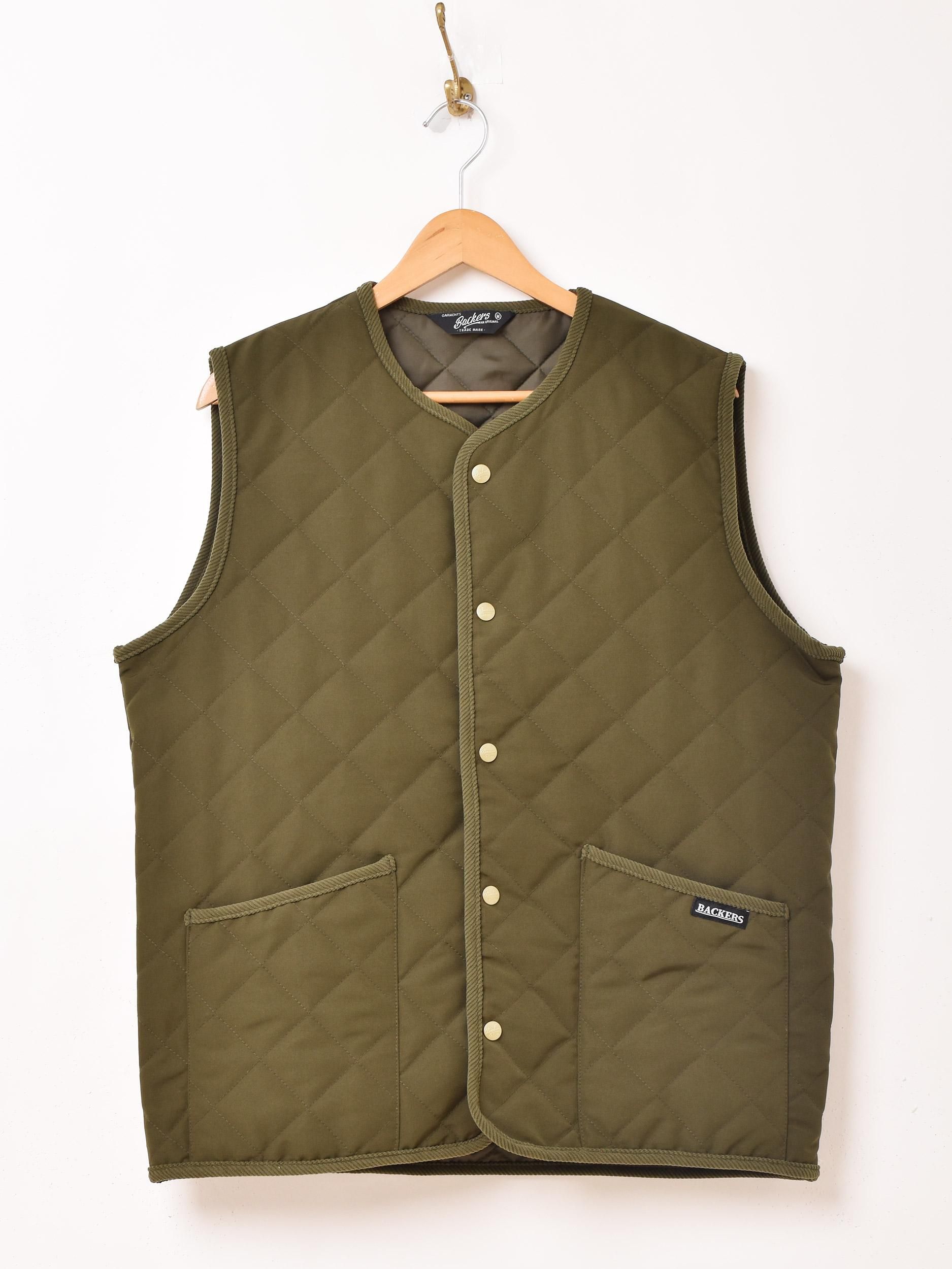 キルティングベスト | Backers - 古着屋グレープフルーツ ムーン