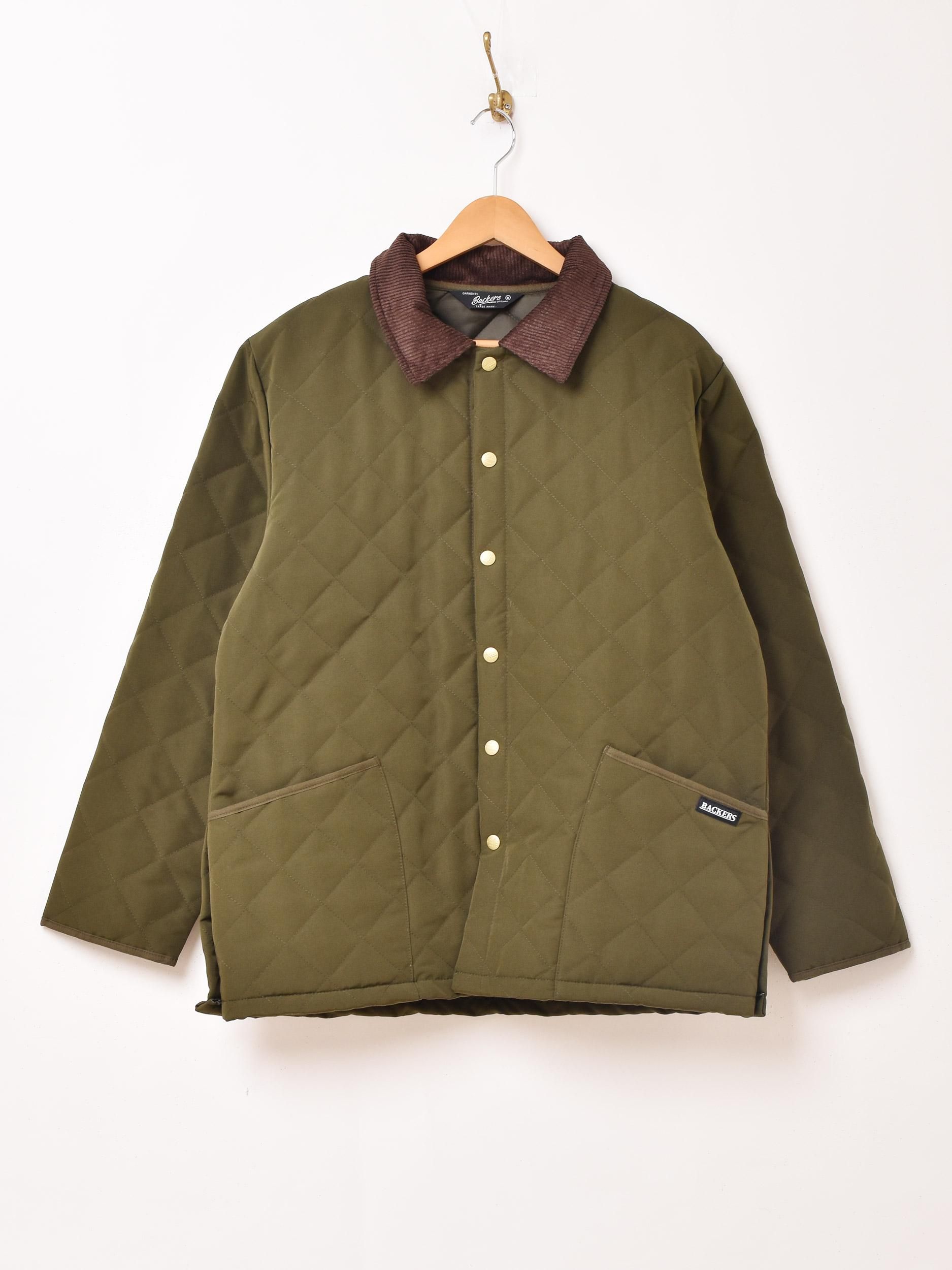 コーデュロイ襟キルティングジャケット | Backers - 古着屋