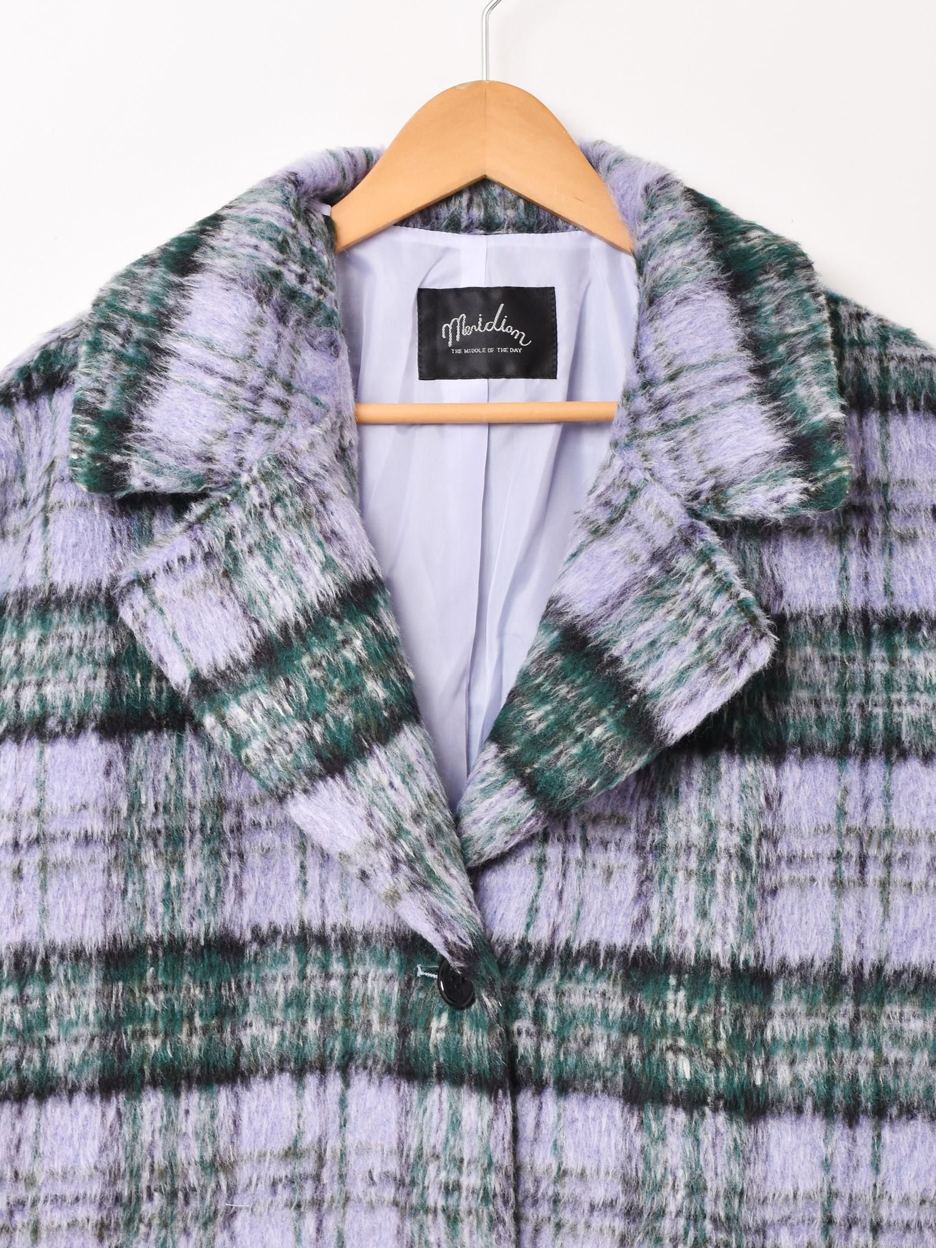 Meridian チェスターコート | パープル - 古着屋グレープフルーツ