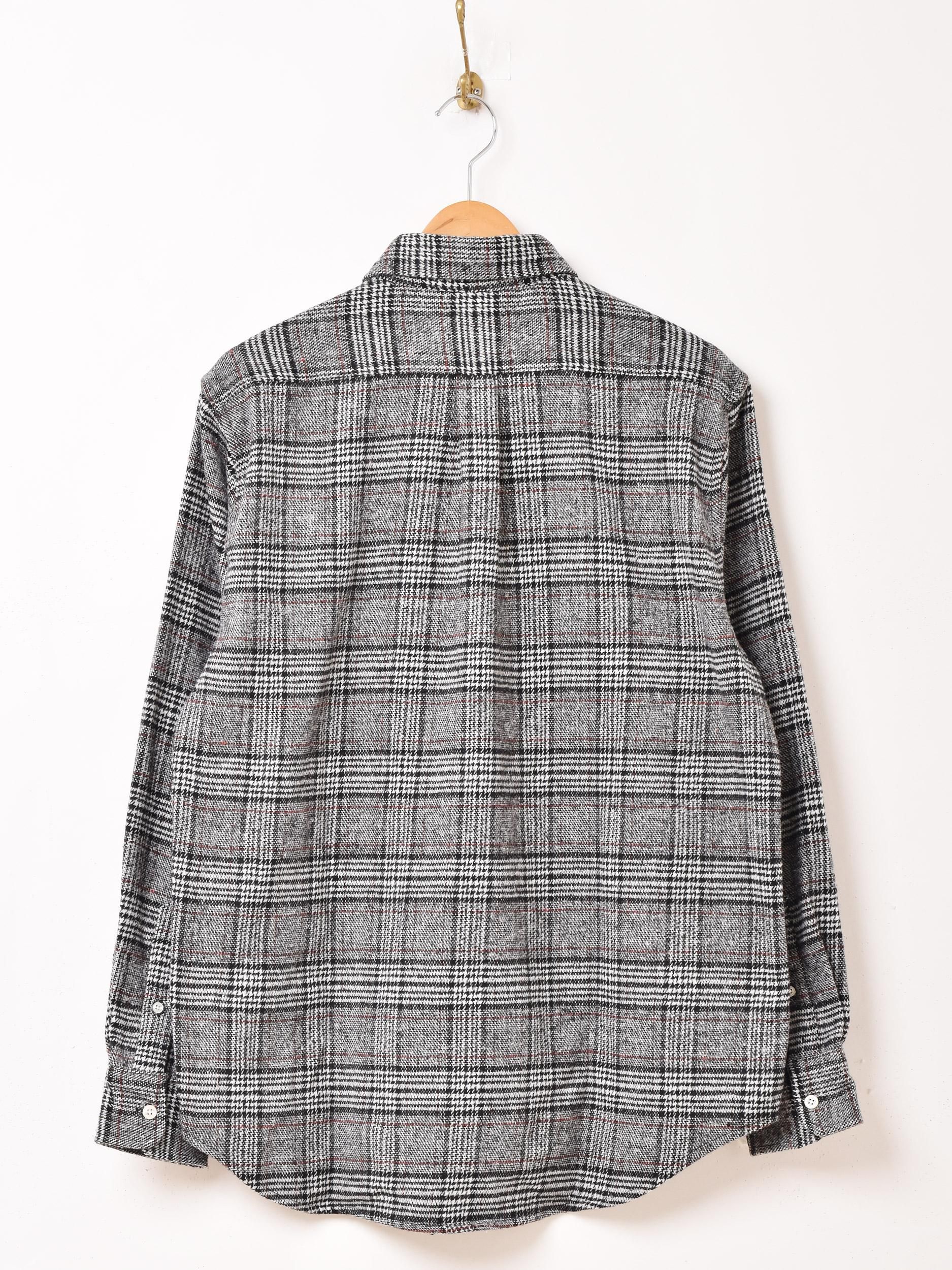 グレンチェック柄長袖シャツ|Backers - 古着屋グレープフルーツ ムーン
