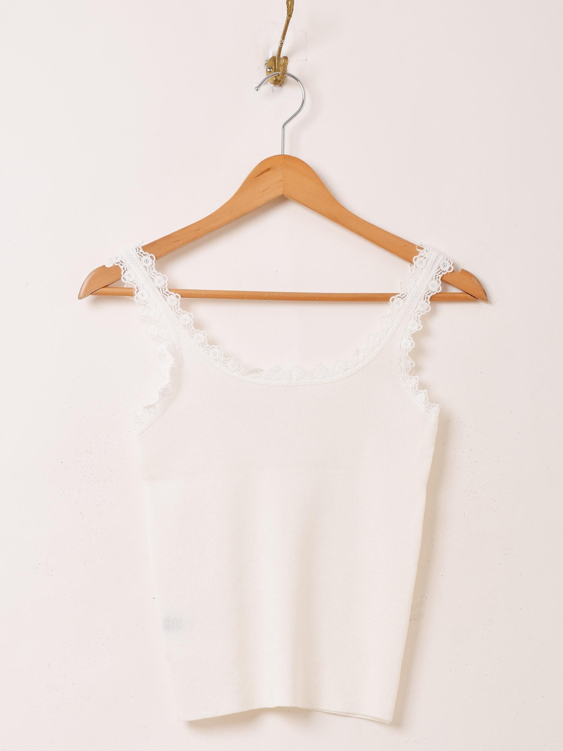 3色展開】「Meridian」レース キャミソール ブラウン - 古着屋