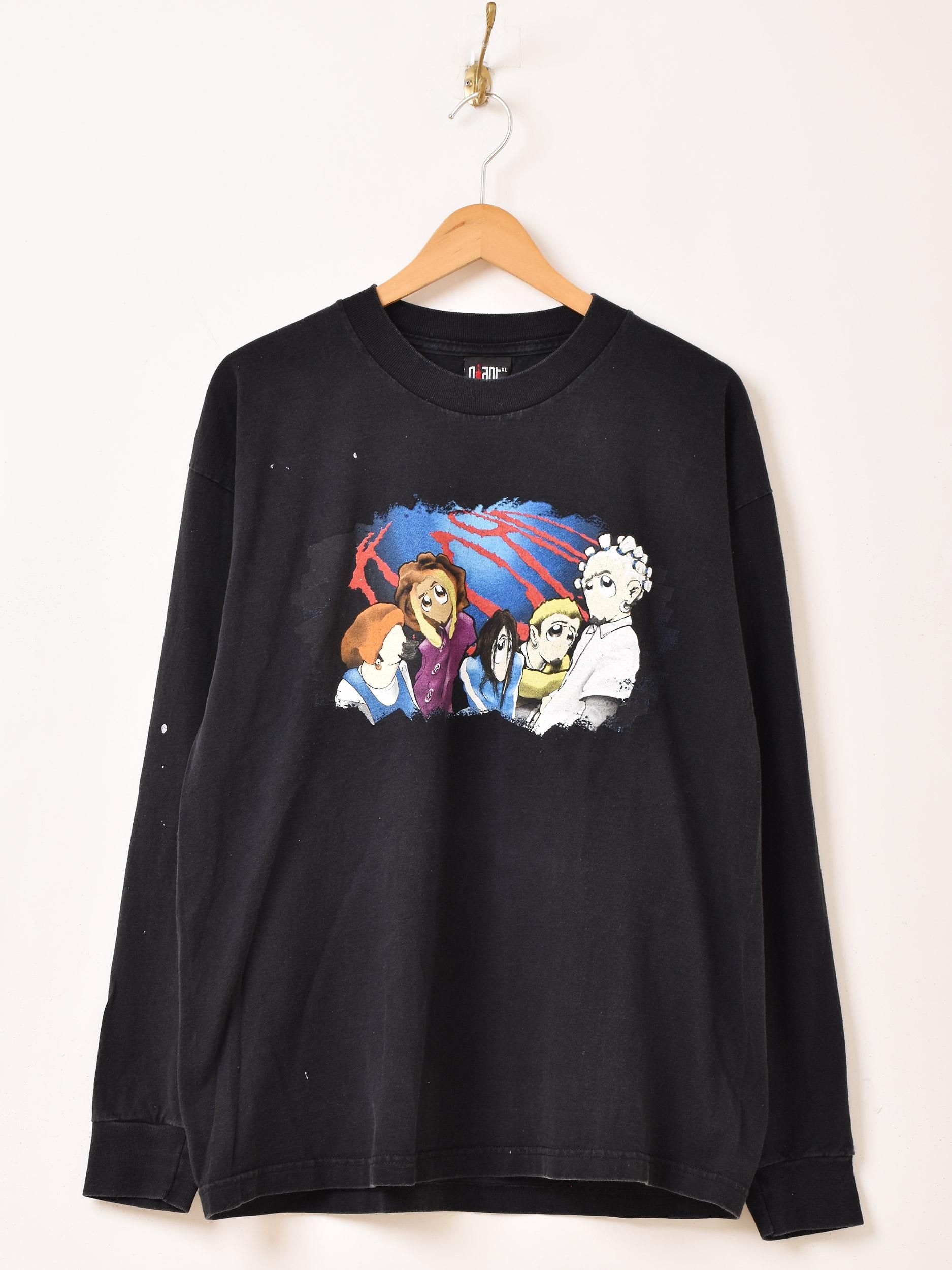 90s 「KORN」Long sleeve T-shirt - 古着屋グレープフルーツ ムーン