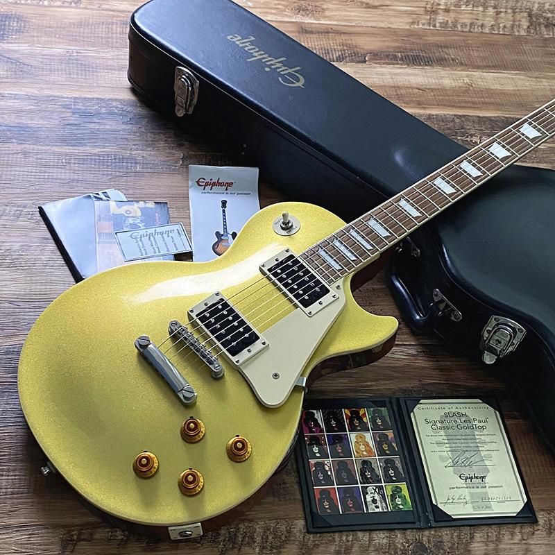中古］Epiphone / Limited Edition Slash Les Paul Gold Top - Vintage