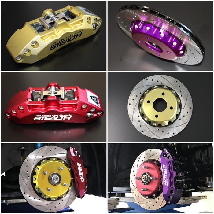 STEALTH】 フロントキャリパーキット カラー選択 SUZUKI MH21S ワゴンR