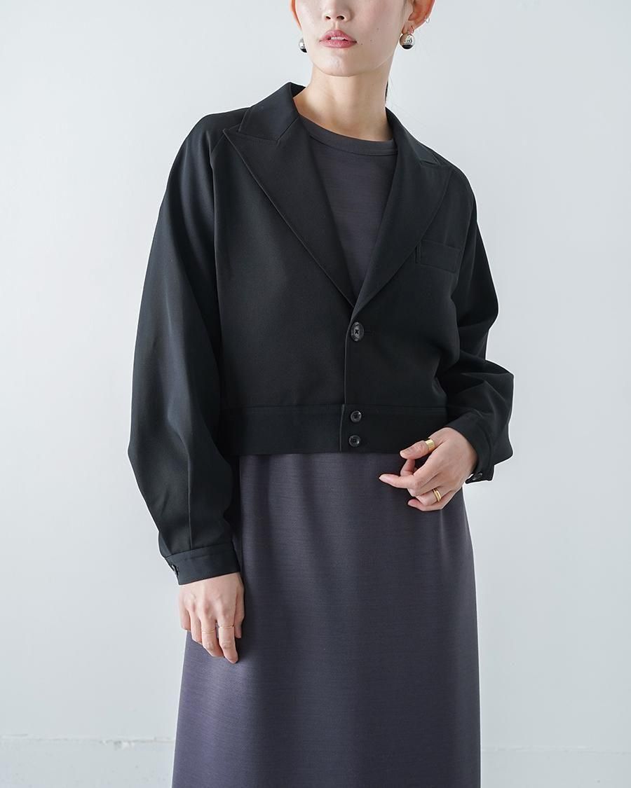 THE RERACS PEAKED LAPEL SHORT JACKET - Altamira