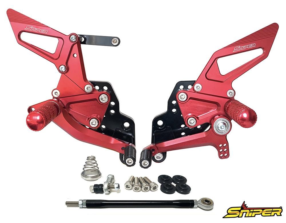 GSX-R125 GSX-R150 GSX-S125 GSX-S150 バックステップ赤 ABS対応4