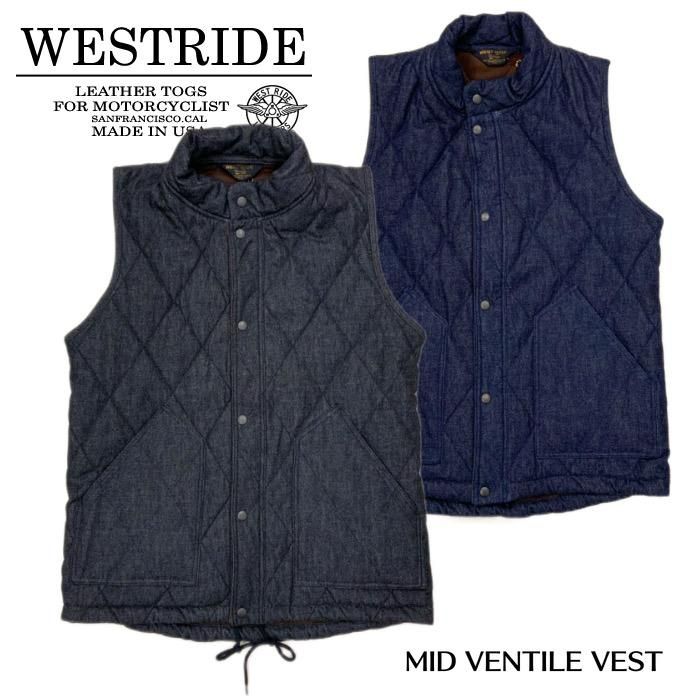 WESTRIDE/ウエストライド】ベスト/MID VENTILE VEST REALDEAL仙台