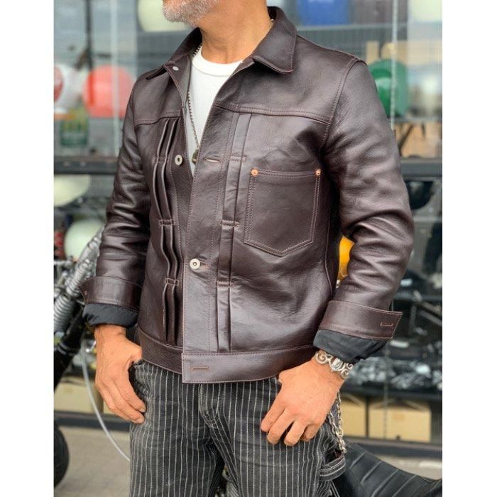 Y'2 LEATHER/ワイツーレザー】レザージャケット/ EB-140-T ECO HORSE